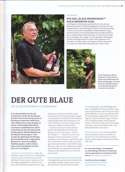 Pressebeitrag Reisetr&auml;ume 'DER GUTE BLAUE'